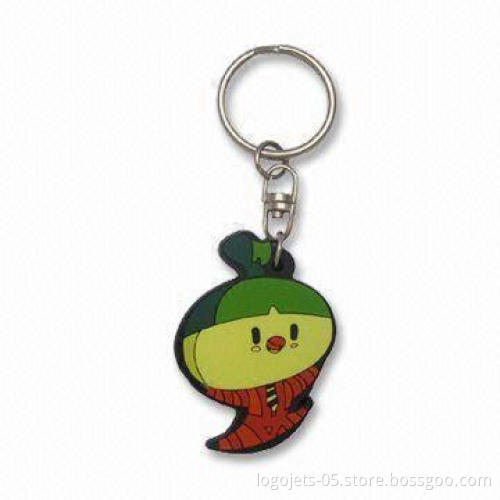 3-D or 2D Soft PVC Keychain, Customized Logos/Colors are Welcome